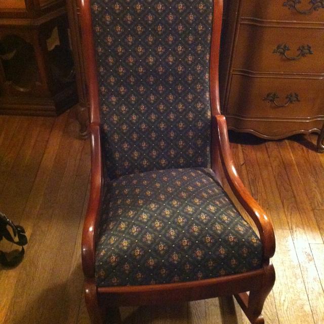 Best Antique/vintage Upholstered Nursing Rocking Chair for sale in .