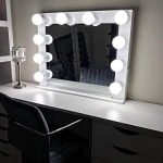 Amazon.com: Vanity J Hollywood Lighted Makeup Vanity Mirror with .