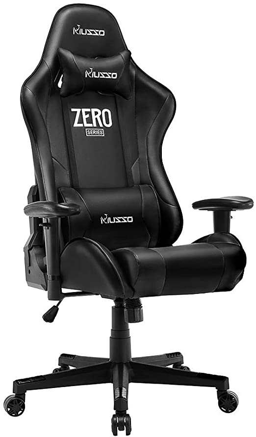 Amazon.com: Musso Ergonomic (Black) Gaming Chair Adjustable .