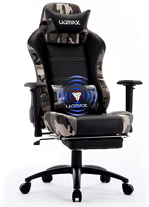 Amazon.com: UOMAX Gaming Chair, Reclining Massage Racing Chair for .