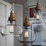 Thalia - Clear Glass Vintage Antique Hanging Light – Warm