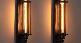 Industrial Style Vintage Bar Wall Lamp – Warm