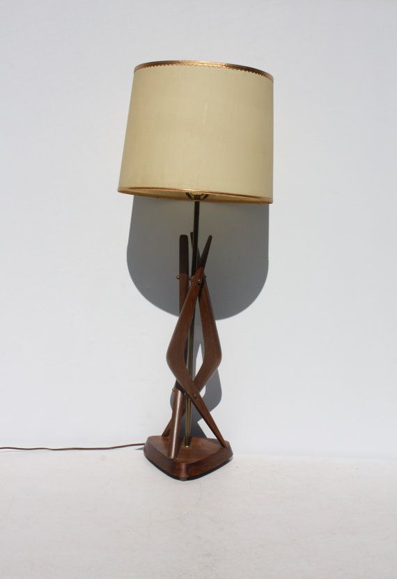 Vintage Lamp Mid Century Modern Danish Modern Table Lamp Eames Era .