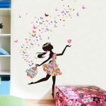 Cute-DIY-Lovely-Girl-Art-Wall-Stickers-For-Kids-Rooms-PVC-Wall .