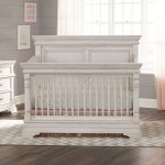 Stella Baby and Child Kerrigan Collection Crib in Rustic White .