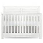 Amazon.com : Evolur Belmar Flat 5 in 1 Convertible Crib, Weathered .