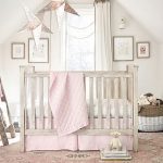 Rory Convertible Crib #pbkids | Linen baby bedding, Girl nursery .