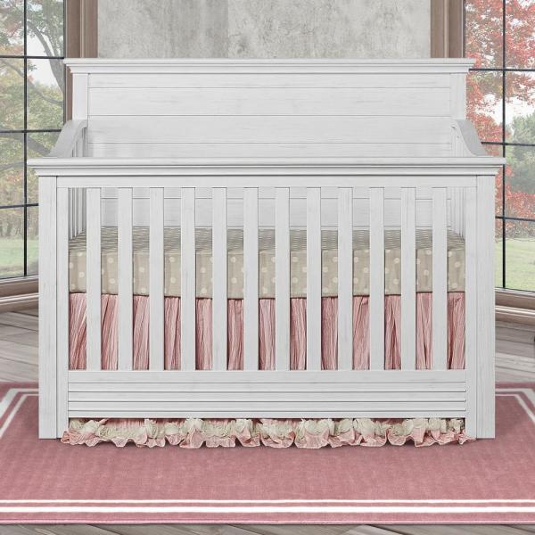 Weathered White Crib