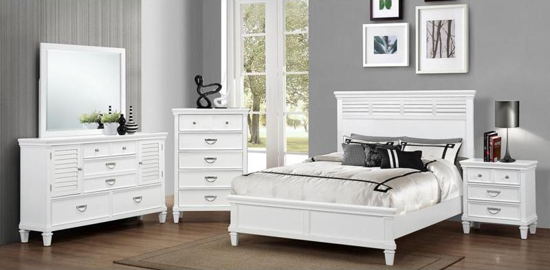 White Bedroom Furniture Set Queen