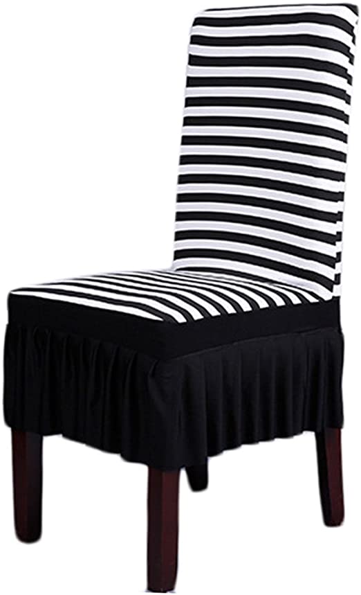 Amazon.com: Dining Room Chair Covers, SHZONS Stretch Stripe .