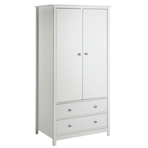 Buy Argos Home Brooklyn 2 Door 2 Drawer Wardrobe - White | Kids .