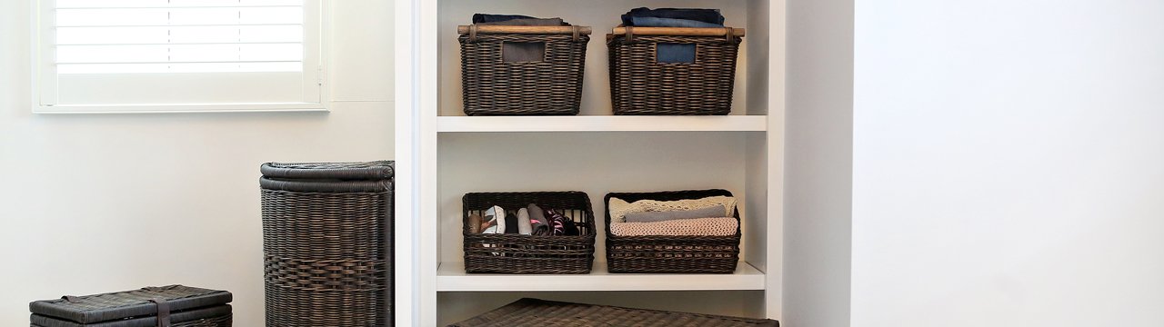Wicker Storage Baskets for Shelves & Closets | The Basket La