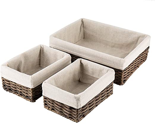 Wicker Storage Baskets For Shelves