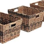 Amazon.com - Seville Classics Decorative Woven Storage Baskets .
