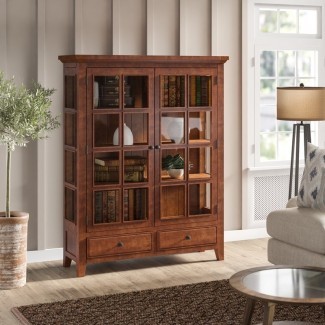 50+ Bookcase with Glass Doors You'll Love in 2020 - Visual Hu