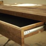 How to Build a Reclaimed Wood Office Desk | Reclaimed wood desk .