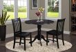 Amazon.com: 3 Pc small Kitchen Table and Chairs set-Kitchen Table .