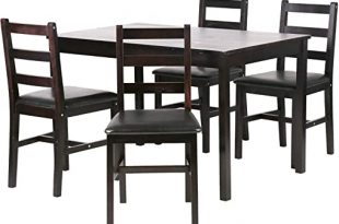 Amazon.com - Dining Table Set Kitchen Dining Table Set Wood Table .