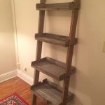 Leanding Ladder Shelves | Wood ladder shelf, Shelves, Ladder she