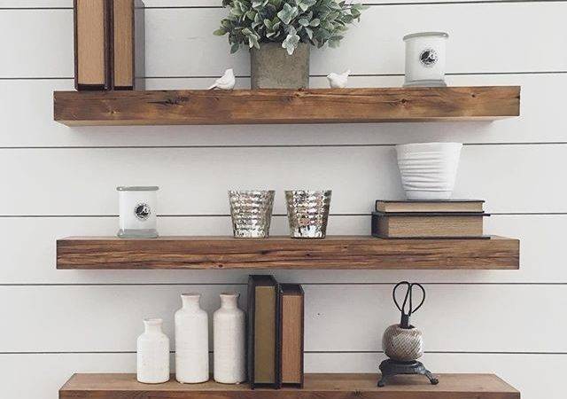 22 Beautiful Wood Shelves Ideas - Little Big Adventu