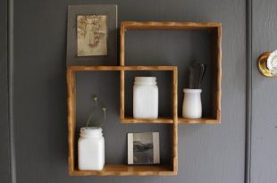 vintage wooden shelves | Wooden shelves, Wood wall shelf, Wall .