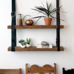 diy project: recycled leather & wood shelf – Design*Spon