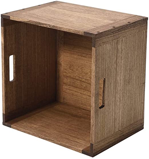 Amazon.com: Kirigen Stackable Wood Storage Cube/Basket/Bins .