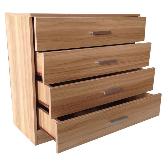 China Modern Design Wholesale Price MDF Wooden Chest with 4 .
