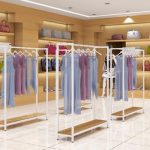 Wooden Clothes Rack Clothing Fixtures For Retail Store Display .