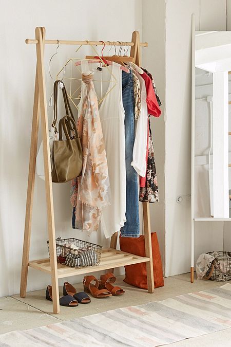 Wooden Clothing Rack | Wood clothing ra