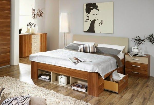 10 Ideas for double bed with storage drawers and boxes | Double .