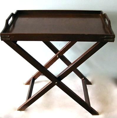 Wooden Folding Tray Table - https://www.otoseriilan.com in 2020 .