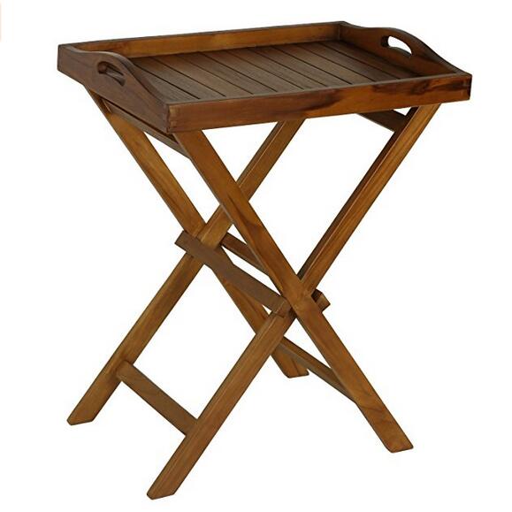 2017 New Arrival Wooden Folding Tray Table Outdoor Solid Teak Wood .