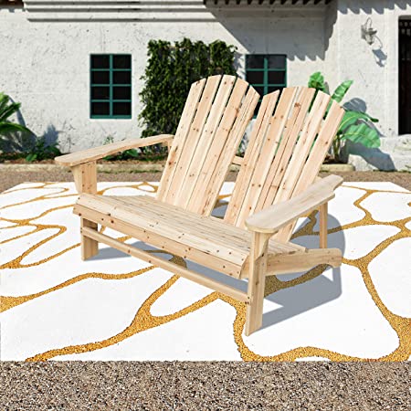 Amazon.com : PatioFestival Wood Adirondack Chair Fir Wooden Chair .