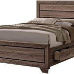 Amazon.com: Benjara Wooden Eastern King Size Bed with Storage .