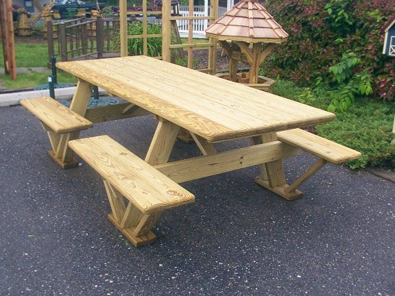 Wooden Picnic Tables