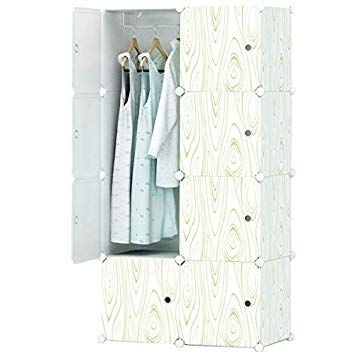 Wooden Portable Closet Wardrobe | Wardrobe closet, Portable closet .