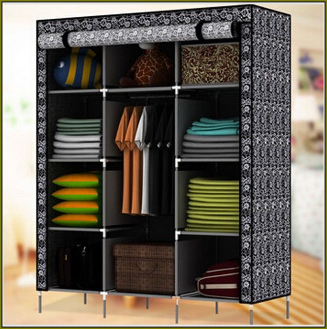 Portable Wood Wardrobe Closet | Home Design Ideas | Portable .