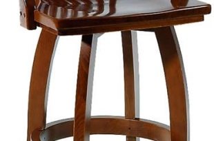 Wood Swivel Bar Stools with Arms - The "Federal" | Wooden bar .