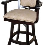 Bar Stools - Wood Swivel Stool 400 with Arms | Bar stools with .