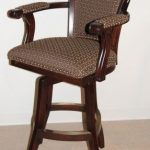 Upholstered Arm Swivel Bar Stool - Ideas on Fot