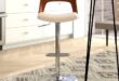 Mid Century Modern Swivel Bar Stools