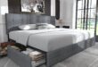 King Size Platform Bed Frame With Storage