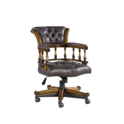 The Classic Elegance of a Leather Captains Chair