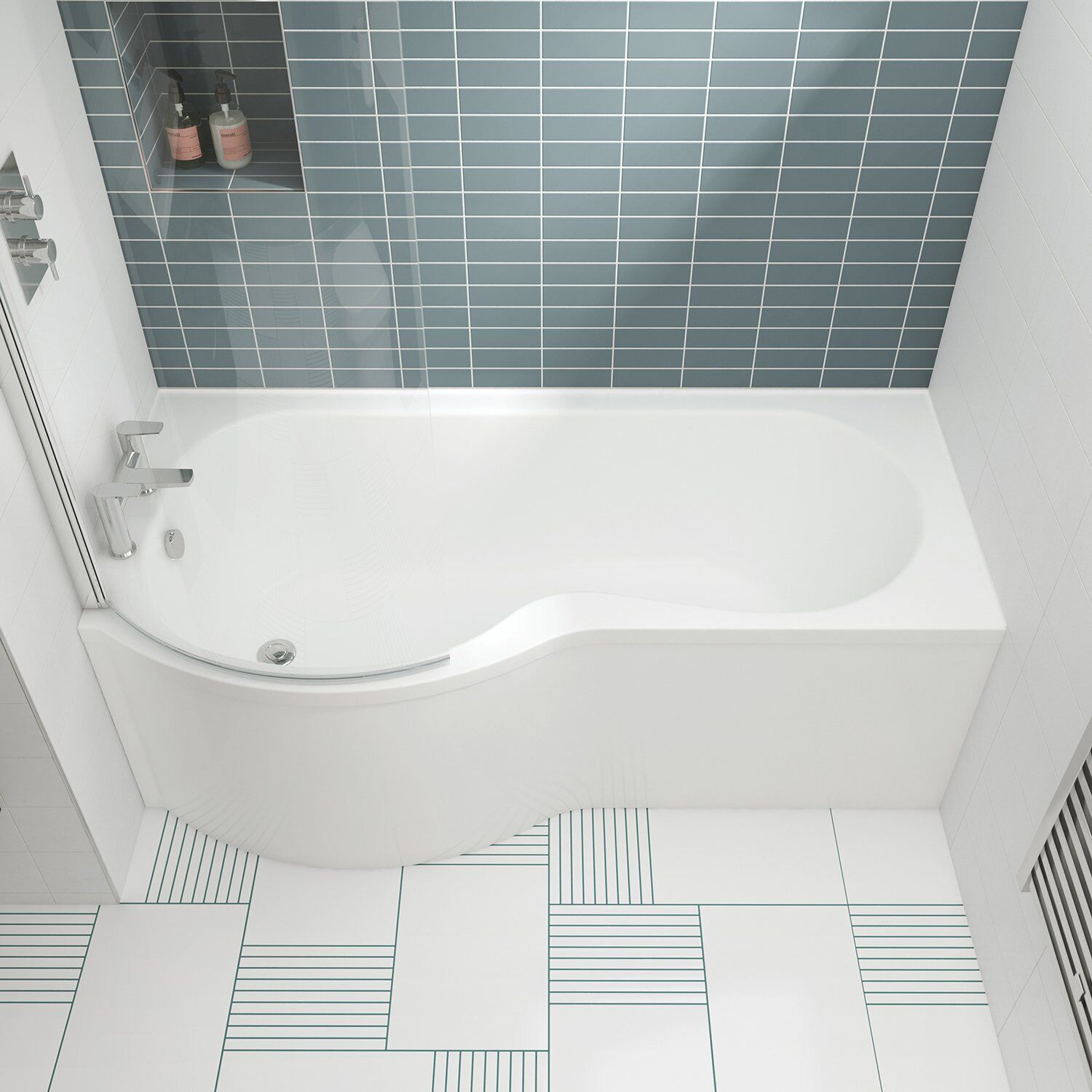 The Benefits of P Shaped Shower Bath Suites