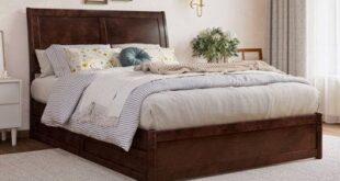 Sleigh Bed With Storage Drawers