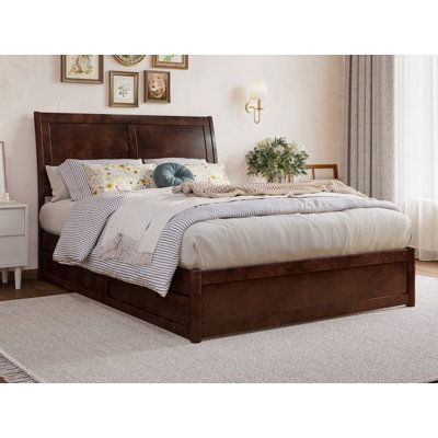 Maximize Your Bedroom Space with a Sleigh Bed Featuring Storage Drawers