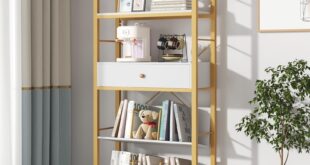 Small Bookshelf With Drawers