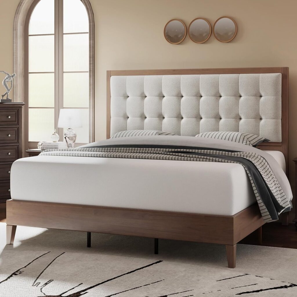 Tufted Upholstered Headboard King