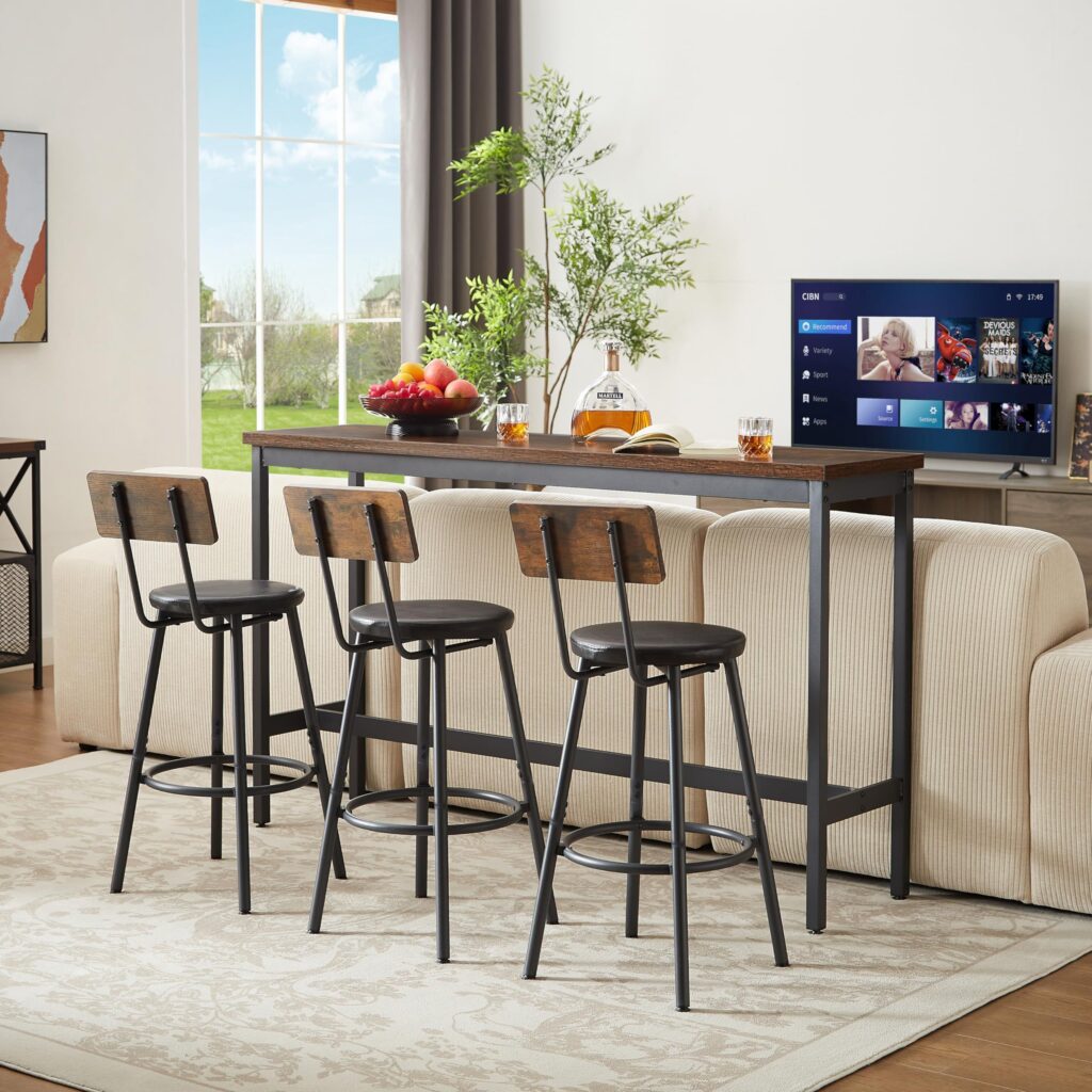 Bar Height Table And Chairs Set